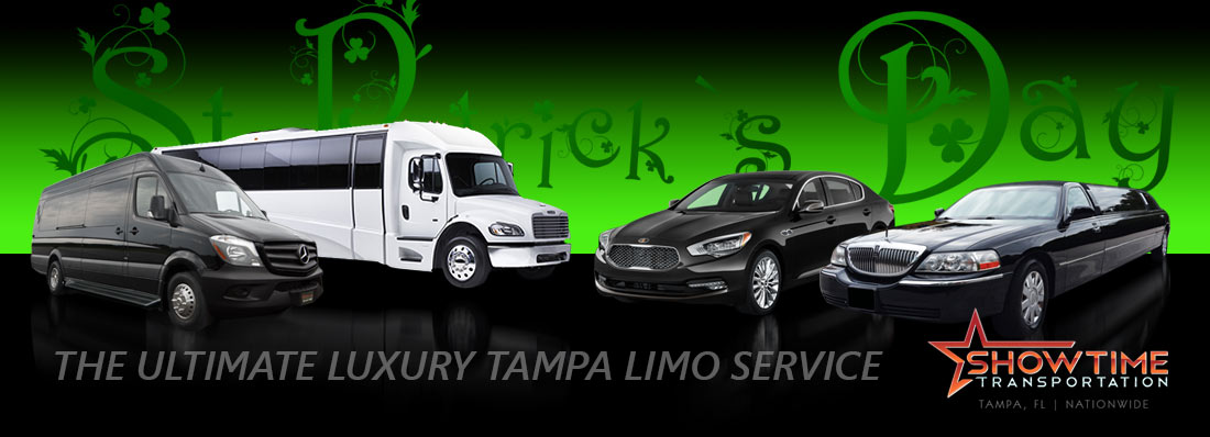 Tampa Saint Patrick's Day limo transportation