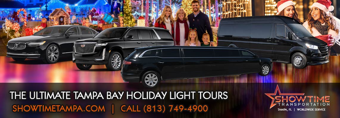 Tampa Bay Holiday Light Tours, Tampa Bay Christmas Light Tours Service 