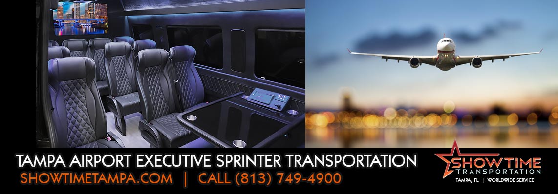 Tampa International Airport Executive Sprinter Shuttle Transportation