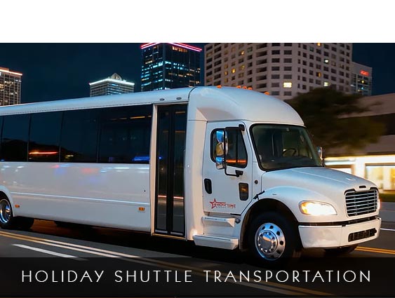 Tampa Holiday Party Transportation Shuttle Bus Rentals