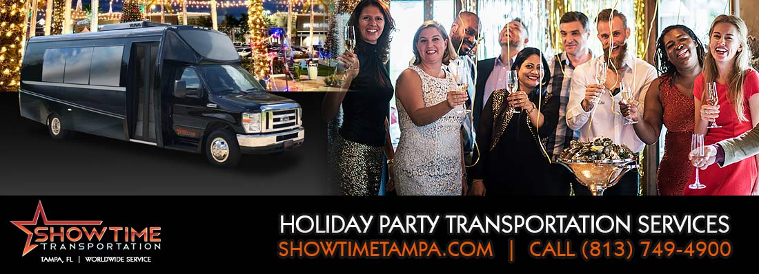 Tampa Holiday Party Transportation Services, Christmas Event Transportation